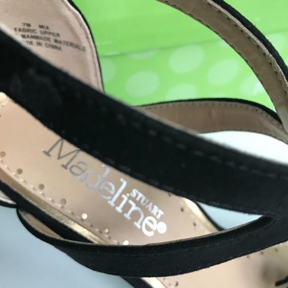 ✨HOST PICK black shoe Madeline heels shoes 7 NWT - Picture 5 of 8